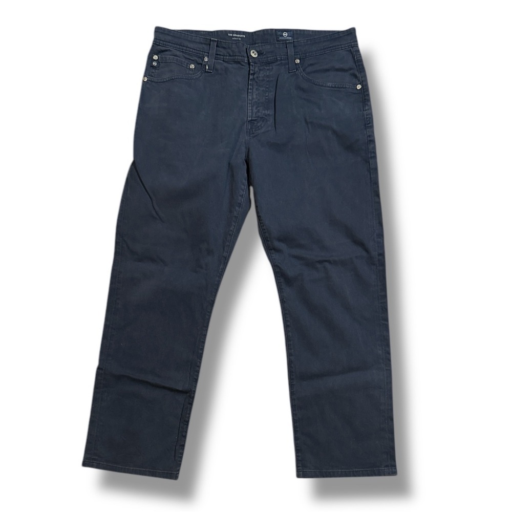 Adriano Goldschmied Reworked Pants Mens Washed Black The Graduate Leg Size 34/28